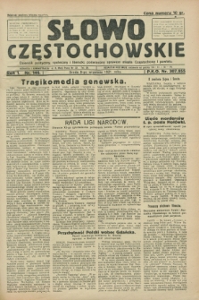 Słowo Częstochowskie : dziennik polityczny, społeczny i literacki, poświęcony sprawom miasta Częstochowy i powiatu. R.1, nr 146 (9 września 1931)
