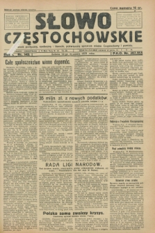 Słowo Częstochowskie : dziennik polityczny, społeczny i literacki, poświęcony sprawom miasta Częstochowy i powiatu. R.1, nr 149 (12 września 1931)