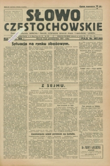 Słowo Częstochowskie : dziennik polityczny, społeczny i literacki, poświęcony sprawom miasta Częstochowy i powiatu. R.1, nr 169 (6 października 1931)