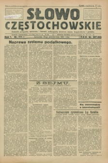 Słowo Częstochowskie : dziennik polityczny, społeczny i literacki, poświęcony sprawom miasta Częstochowy i powiatu. R.1, nr 177 (15 października 1931)