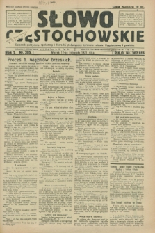Słowo Częstochowskie : dziennik polityczny, społeczny i literacki, poświęcony sprawom miasta Częstochowy i powiatu. R.1, nr 205 (17 listopada 1931)