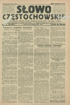 Słowo Częstochowskie : dziennik polityczny, społeczny i literacki, poświęcony sprawom miasta Częstochowy i powiatu. R.1, nr 214 (27 listopada 1931)