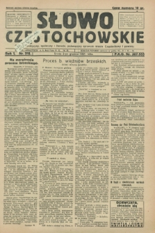Słowo Częstochowskie : dziennik polityczny, społeczny i literacki, poświęcony sprawom miasta Częstochowy i powiatu. R.1, nr 218 (2 grudnia 1931)