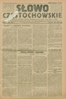 Słowo Częstochowskie : dziennik polityczny, społeczny i literacki, poświęcony sprawom miasta Częstochowy i powiatu. R.1, nr 224 (10 grudnia 1931)