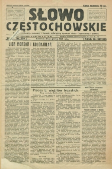 Słowo Częstochowskie : dziennik polityczny, społeczny i literacki, poświęcony sprawom miasta Częstochowy i powiatu. R.1, nr 239 (31 grudnia 1931)