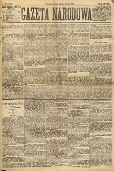 Gazeta Narodowa. 1878, nr 186