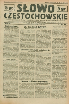 Słowo Częstochowskie : dziennik polityczny, społeczny i literacki, poświęcony sprawom miasta Częstochowy i powiatu. R.2, nr 40 (19 stycznia 1932)