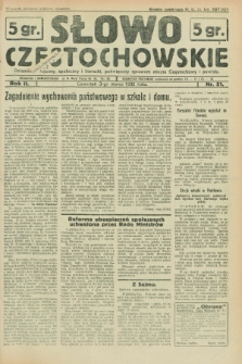 Słowo Częstochowskie : dziennik polityczny, społeczny i literacki, poświęcony sprawom miasta Częstochowy i powiatu. R.2, nr 51 (3 marca 1932)