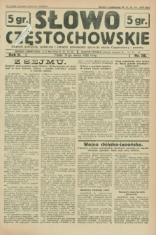 Słowo Częstochowskie : dziennik polityczny, społeczny i literacki, poświęcony sprawom miasta Częstochowy i powiatu. R.2, nr 58 (11 marca 1932)