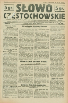 Słowo Częstochowskie : dziennik polityczny, społeczny i literacki, poświęcony sprawom miasta Częstochowy i powiatu. R.2, nr 69 (24 marca 1932)