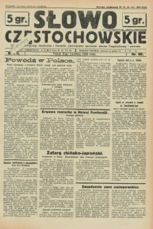 Słowo Częstochowskie : dziennik polityczny, społeczny i literacki, poświęcony sprawom miasta Częstochowy i powiatu. R.2, nr 80 (8 kwietnia 1932)