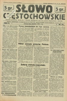 Słowo Częstochowskie : dziennik polityczny, społeczny i literacki, poświęcony sprawom miasta Częstochowy i powiatu. R.2, nr 81 (9 kwietnia 1932)