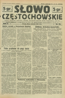 Słowo Częstochowskie : dziennik polityczny, społeczny i literacki, poświęcony sprawom miasta Częstochowy i powiatu. R.2, nr 95 (26 kwietnia 1932)