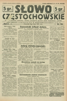 Słowo Częstochowskie : dziennik polityczny, społeczny i literacki, poświęcony sprawom miasta Częstochowy i powiatu. R.2, nr 102 (5 maja 1932)