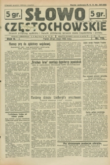 Słowo Częstochowskie : dziennik polityczny, społeczny i literacki, poświęcony sprawom miasta Częstochowy i powiatu. R.2, nr 113 (20 maja 1932)