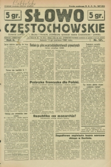 Słowo Częstochowskie : dziennik polityczny, społeczny i literacki, poświęcony sprawom miasta Częstochowy i powiatu. R.2, nr 131 (11 czerwca 1932)