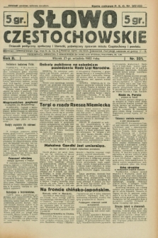 Słowo Częstochowskie : dziennik polityczny, społeczny i literacki, poświęcony sprawom miasta Częstochowy i powiatu. R.2, nr 221 (27 września 1932)