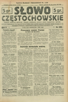 Słowo Częstochowskie : dziennik polityczny, społeczny i literacki, poświęcony sprawom miasta Częstochowy i powiatu. R.2, nr 228 (5 października 1932)
