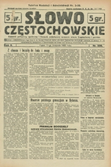 Słowo Częstochowskie : dziennik polityczny, społeczny i literacki, poświęcony sprawom miasta Częstochowy i powiatu. R.2, nr 259 (11 listopada 1932)