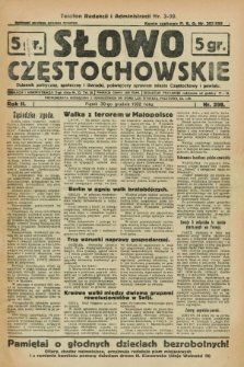 Słowo Częstochowskie : dziennik polityczny, społeczny i literacki, poświęcony sprawom miasta Częstochowy i powiatu. R.2, nr 298 (30 grudnia 1932)