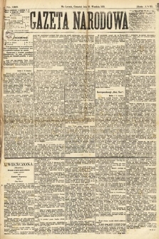 Gazeta Narodowa. 1878, nr 216