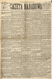 Gazeta Narodowa. 1878, nr 242