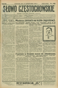 Słowo Częstochowskie : dziennik polityczny, społeczny i literacki. R.4, nr 232 (11 października 1934)