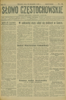Słowo Częstochowskie : dziennik polityczny, społeczny i literacki. R.5, nr 12 (15 stycznia 1935)