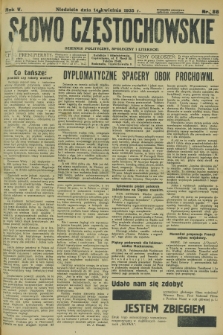 Słowo Częstochowskie : dziennik polityczny, społeczny i literacki. R.5, nr 88 (14 kwietnia 1935)