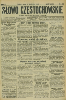 Słowo Częstochowskie : dziennik polityczny, społeczny i literacki. R.5, nr 97 (27 kwietnia 1935)