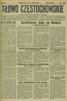 Słowo Częstochowskie : dziennik polityczny, społeczny i literacki. R.5, nr 103 (5 maja 1935)