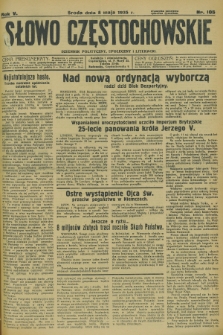 Słowo Częstochowskie : dziennik polityczny, społeczny i literacki. R.5, nr 105 (8 maja 1935)