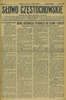 Słowo Częstochowskie : dziennik polityczny, społeczny i literacki. R.5, nr 107 (10 maja 1935)