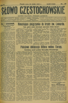 Słowo Częstochowskie : dziennik polityczny, społeczny i literacki. R.5, nr 119 (24 maja 1935)
