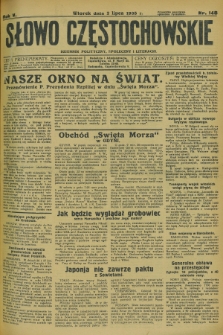 Słowo Częstochowskie : dziennik polityczny, społeczny i literacki. R.5, nr 148 (2 lipca 1935)