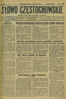 Słowo Częstochowskie : dziennik polityczny, społeczny i literacki. R.5, nr 150 (4 lipca 1935)