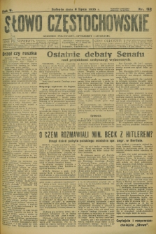 Słowo Częstochowskie : dziennik polityczny, społeczny i literacki. R.5, nr 152 (6 lipca 1935)
