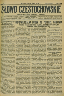 Słowo Częstochowskie : dziennik polityczny, społeczny i literacki. R.5, nr 154 (9 lipca 1935)