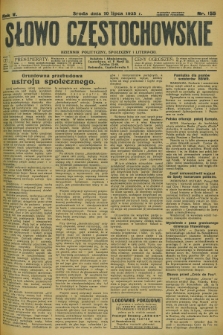 Słowo Częstochowskie : dziennik polityczny, społeczny i literacki. R.5, nr 155 (10 lipca 1935)