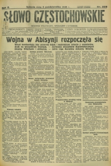 Słowo Częstochowskie : dziennik polityczny, społeczny i literacki. R.5, nr 229 (5 października 1935)