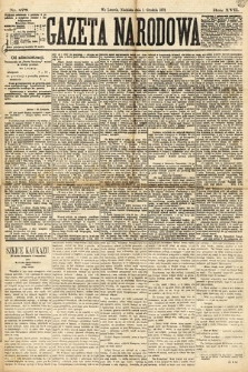 Gazeta Narodowa. 1878, nr 278