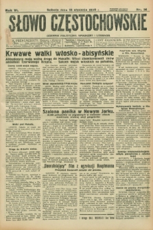 Słowo Częstochowskie : dziennik polityczny, społeczny i literacki. R.6, nr 14 (18 stycznia 1936)