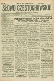 Słowo Częstochowskie : dziennik polityczny, społeczny i literacki. R.6, nr 54 (4 marca 1936)