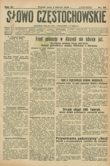 Słowo Częstochowskie : dziennik polityczny, społeczny i literacki. R.6, nr 55 (6 marca 1936)