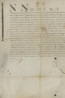 Dokument króla Zygmunta Augusta dotyczący nadania prawa mieszczanom wielickim pobierania opłaty mostowej od wozów z towarami