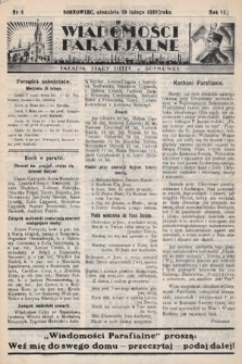 Wiadomości Parafjalne : dodatek do tygodników „Niedziela” i „Przewodnika Katolickiego”. 1939, nr 3