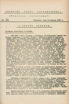 Przegląd Prasy Zagranicznej. 1927, nr 118 [i.e.120] (2 czerwca)