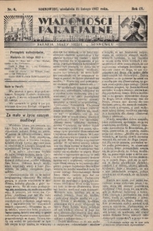 Wiadomości Parafjalne : dodatek do tygodników „Niedziela” i „Przewodnika Katolickiego”. 1937, nr 6