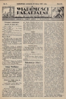 Wiadomości Parafjalne : dodatek do tygodników „Niedziela” i „Przewodnika Katolickiego”. 1937, nr 7