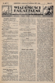 Wiadomości Parafjalne : dodatek do tygodników „Niedziela” i „Przewodnika Katolickiego”. 1937, nr 13